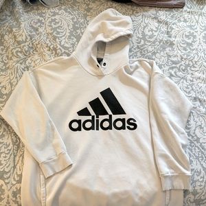 White Adidas hoody
